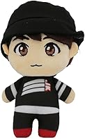 Vista 8 de MIC Drop - Muñeca de peluche Jin de 5.1 pulgadas, producto con licencia oficial, peluches, mercancía de Kpop (Jin)