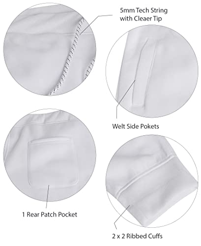 WT02 Men's Active Basic Fleece Joggers, Relaxed and Comfortable Sweatpants4