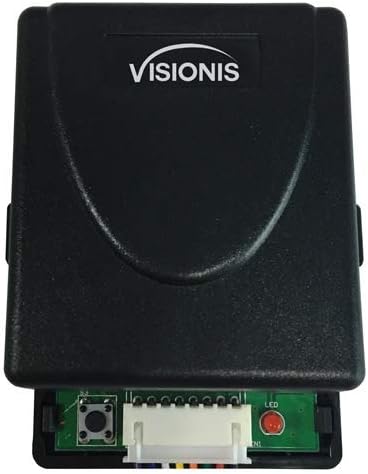 Visionis VIS-8007 12V 2CH RF Wireless Receiver Relay 315Mhz Remote Open Access Control for Doors Gates Garages Transmitter Compatible