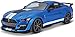 Maisto Mustang Shelby GT500 '20 - Maqueta de Coche a Escala 1:18, Puertas, Maletero y capó Que se Abre, orientable, 34 cm, Color Azul (531388)