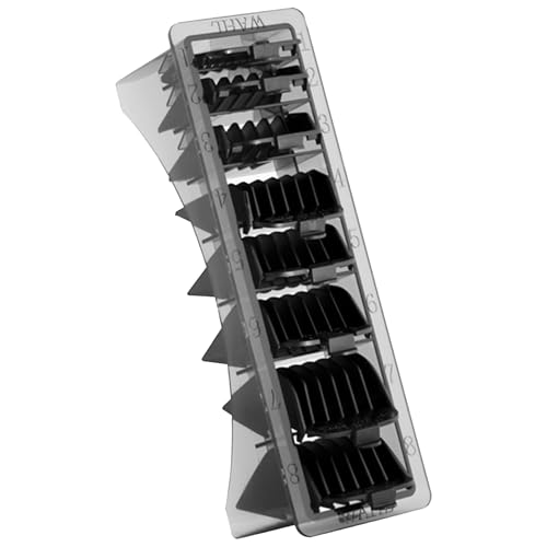 Wahl Kunststoff-Kammaufsätze für Standard-Haarschneidemaschine Multi-Cut, Schwarz