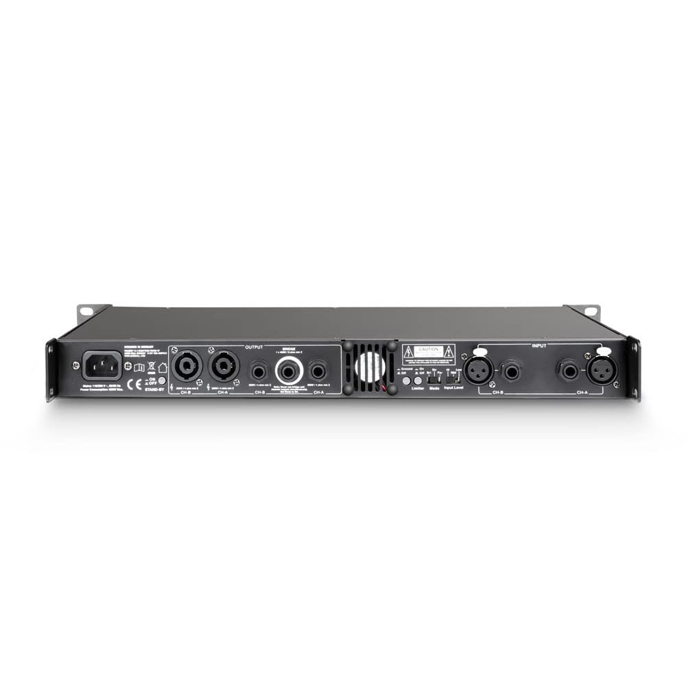 Palmer Macht 402 - Stereo-Endstufe für Gitarre, schwarz, 19"