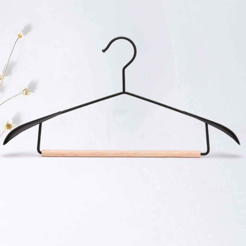 MOBYGKFY Fashionable Wooden Metal Iron Nordic Clothes Coat Hangers Wardrobe Closet Hanger for Pants Hanger