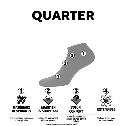 UMBRO UMB/AM/TCX9 heren sportsokken (9-Pack) - Afbeelding 3