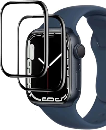 UNO' -2PACK, Protector Pantalla 42MM Para Apple Watch Series 10, No Compatible Con S1/S2 /S3 De 42MM, Cobertura Completa con Bordes Curvos, HD, Antiarañazos, Antihuellas, Sin Burbujas. (S10-42MM)