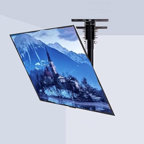 Support plafond TV 27 à 55 pouces inclinable et rotatif à 360