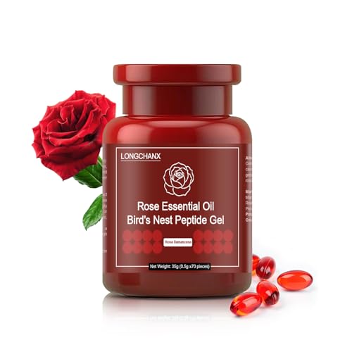 LONGCHANX Rose Essential Oil Face Oils Face Moisturizer for Women