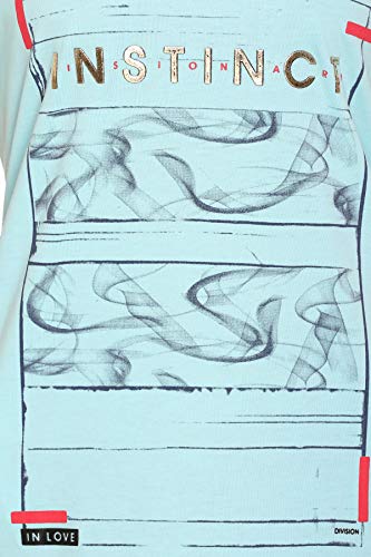 Image of In Love Women's Plus Size Longline T-Shirt with Side Pocket, 3 /4 Sleeve, Crew Neck