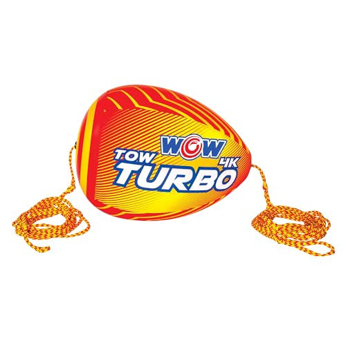 Wow Sports - Ski Tow Rope - 4K Tow Turbo - Works for Boating, Skiing, & Wakeboarding