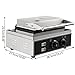 GXFCHYL 1500W Commercial Waffle Make 10 Grids Electric Waffle Iron Non-Stick Industrial Belgian Waffle Maker Machine Stainless Steel Temperature and Time Control for Restaurant Snack Bar