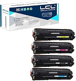 LCL Remanufactured Toner Cartridge CLT-506L CLT-506S CLT-K506L CLT-K506S CLT-C506L CLT-M506L CLT-Y506L High Yield (1 K1C 1M 1 Y) Replacement for Samsung CLP-680 680DW 680DN CLX-6260FR 6260FD