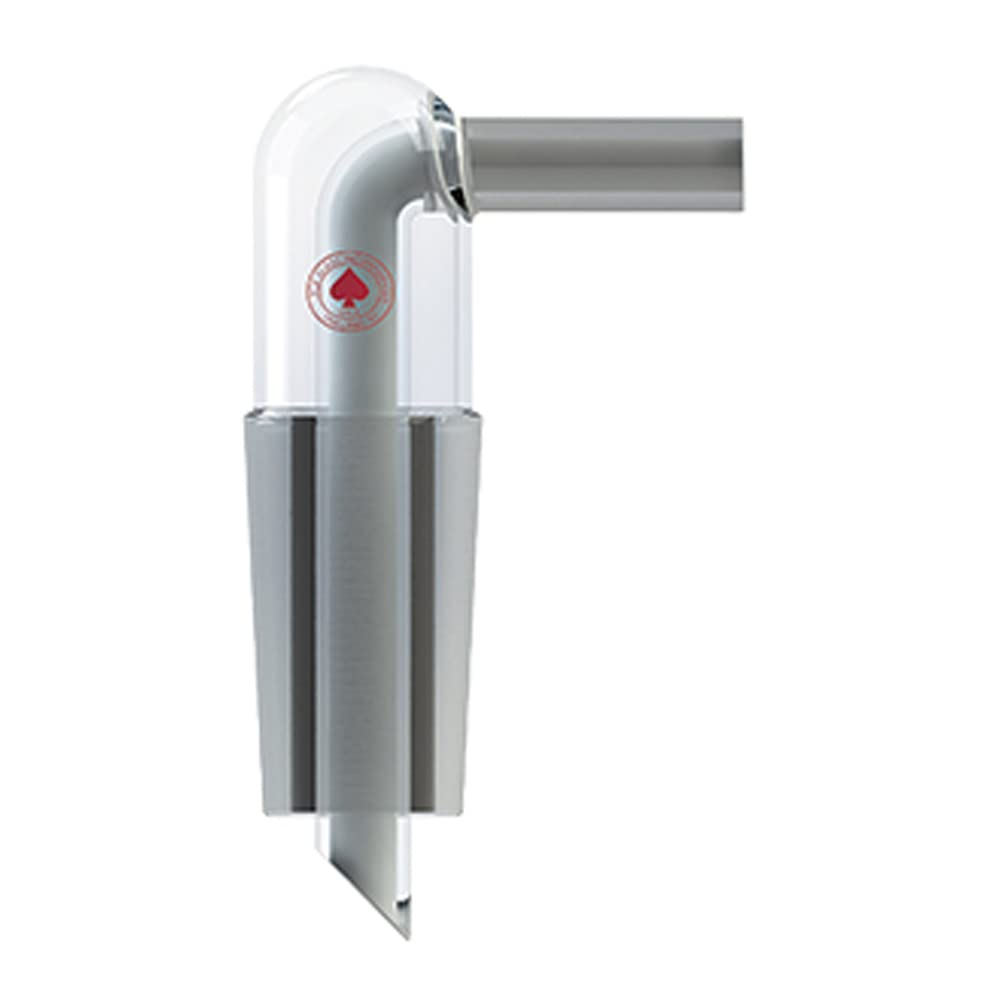 Adaptador de compresión de tubo en ángulo recto con punta de goteo y junta 29/42 12722-19