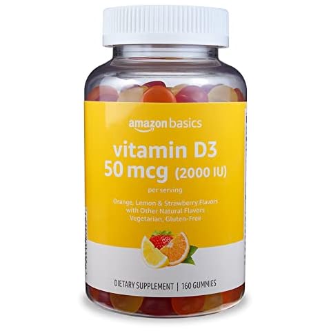 Amazon Solimo Vitamin D3 2000 IU Gummies Cover