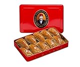 Hafiz Mustafa 1864 Istanbul Baklava Pastry Box - Baked Baklava Dessert Snacks Made from Fresh Phyllo Dough Sheets, Pistachio, Hazelnut, Walnut - Turkish Sweets Tray Gift Ideas for Birthday, Christmas