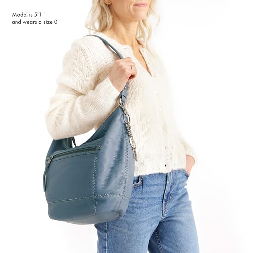 Image of The Sak Sequoia Hobo Bag - Premium Large Leather Women's Handbag for Everyday & Travel - Durable Purse With Zipper Pocket