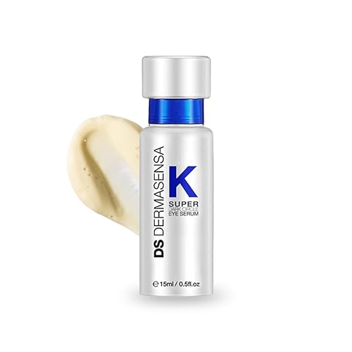 DS Dermasensa K Super Eye Serum, 0.5 fl oz (0.5 fl oz) – Fórmula de vitamina K y árnica para ojeras e hinchazón