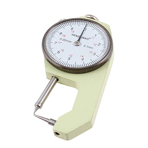 Calibrador de Espesor 0-20mm de Metal y Plástico Beige miniatura 1