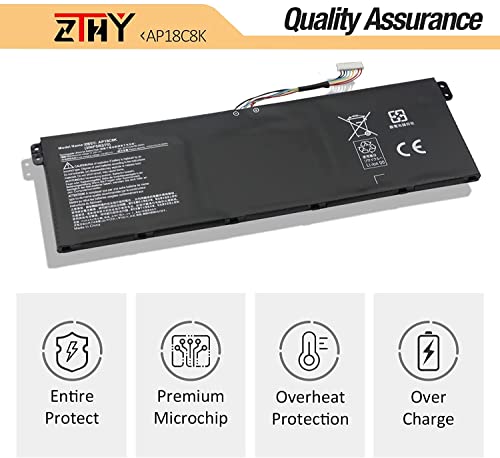 Image of ZTHY AP18C8K Battery Replacement for Acer Aspire 5 A514-52 A514-54 A514-54G | 7 A715-42G Swift 3 SF314-42 SF314-57 SF314-57G SF314-58 SF314-58G SF314-59 Chromebook CB315-3H 314-C933 TravelMate TMP215-52