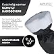 AUPROTEC Eiskratzer mit Handschuh gefüttert/Eiskratzer Auto mit Handschuh/Schneekratzer Auto/Scheibenkratzer Winter/Eisschaber Auto/Eiskratzer Auto Handschuh - Schwarz