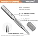 WHLLING 4-Piece Nail Setter Punch and Center Punch Set, Heat Treated Alloy Steel with Knurled Grip Most Commonly Used Sizes for Carpenters Woodworkers