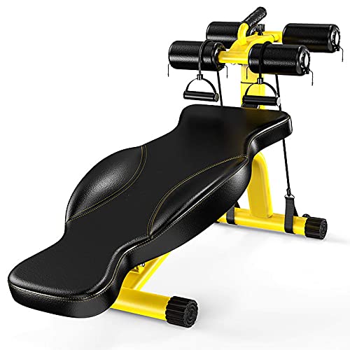 ZJFHEYUO Banco de Entrenamiento con Mancuernas para Gimnasio en casa, Banco de Pesas Multifuncional con Respaldo Ajustable.
