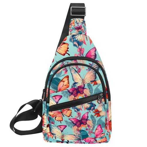 Sac à dos à bandoulière papillon pour la course à pied et la randonnée