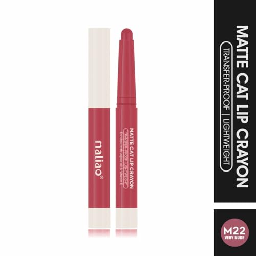 Image of Maliao Matte Cat Lip Crayon: Transfer-Proof & Lightweight (22-VERY NUDE)