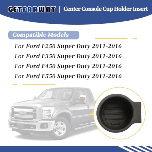 Insertos para Porta Vasos Consola Central Para Ford Super Duty miniatura 2