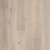 Wide Plank 7 1/2 x 1/2 European French Oak (Antique White) Prefinished Engineered Wood Flooring Sample at Discount Prices by Hurst Hardwoods