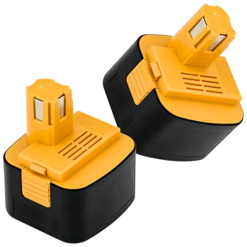 Powayup 互換 パナソニック12Vバッテリー EZ9200/EZ9001対応 3000mAh ニッケル水素 バッテリー 2個セット | 電動工具用(EY9200/EY9201/EZT901/EZ9200/EZ9200S/EZ9107/EY9200(B) /EY9108(S) /EY9201(B) /EY9001/EZT901/EY3000シリーズ対応)高耐久設計 大容量パック