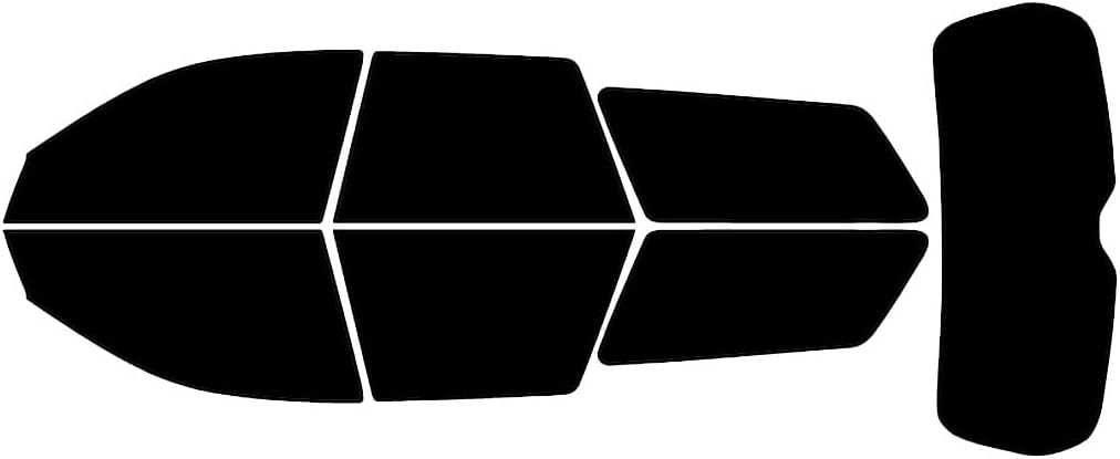 Rvinyl Window Tint Kit Compatible with Subaru Outback 2005-2009 Wagon - Black 5% - Single Ply No Bubble Film - Do it Yourself Vehicle Complete Precut Kit
