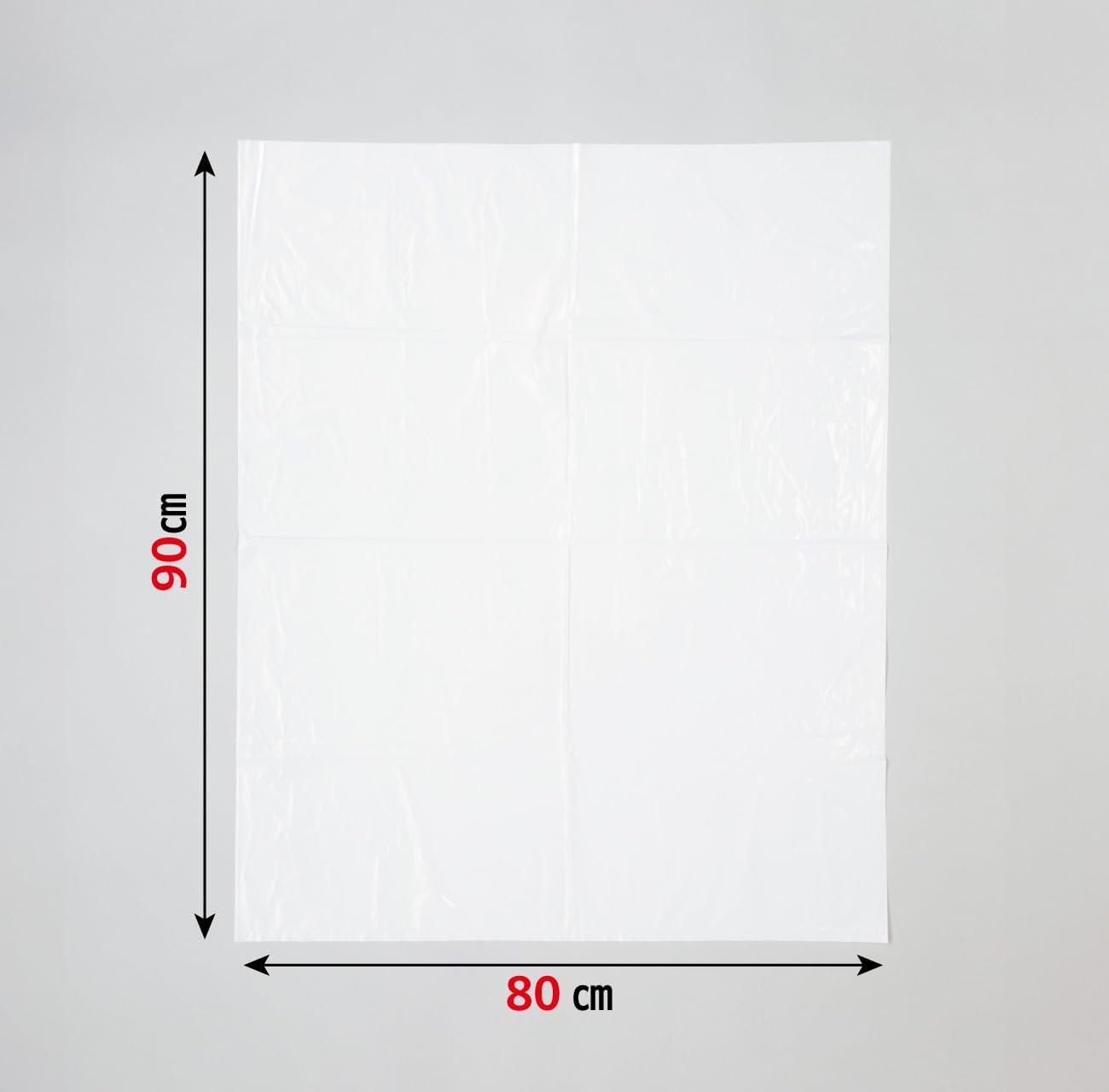 Japax Garbage Bag Commercial Super Strong Box Poly Bag Semi-Transparent 70L Horizontal 80 x Vertical 90cm Thickness 0.032mm Stretches Well and is Easy to Tear. PSB-73 100 Pieces