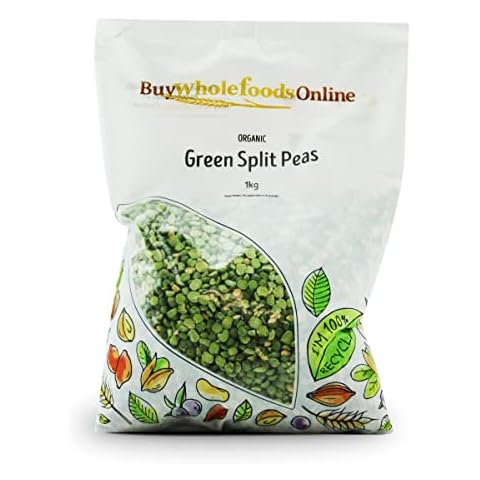 Organic Green Split Peas 1kg by BWFO Cover