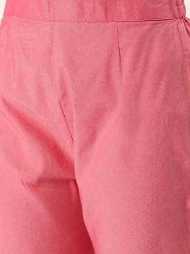 Image of Saanjh Women Printed Regular Kurta with Trousers || Kurta Set for Women || Suit Set