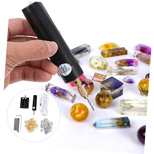 Mini perceuse électrique USB pour bricolage avec ses accessoires de perçage - 5