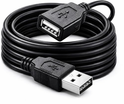 UKFEMA USB2.0 Extension Cable 5M- USB Extension Cord Laptop to USB Devices