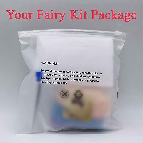 Image of Green Wing Fairy Needle Felting Kit Mom 6INCH Kid 4INCH Friendly Instruction DIY Craft Kit for Beginners