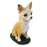 Animal Den Chihuahua T/W Dog Bobblehead Figure for Car Dash Desk Fun Accessory