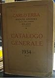  Carlo Erba, Milano. Catalogo generale 1934
