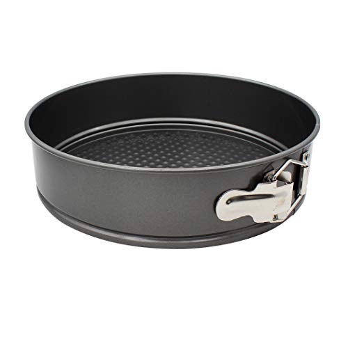 Abcsea 1 Stück Springformen, Backformen für Kuchen, Robuster 1 mm Kohlenstoffstahl, Runde Kuchenform, Springform Kuchenform, Backform mit Antihaftbeschichtung, 26 cm Runde Pfanne Cover