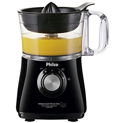 Multiprocessador de Alimentos Philco All In One Citrus Preto 220V 5 41zWb0kk5LL