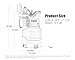 Water Removal Kits by Green Expert, Powerful Sump Pump with 50FT PVC Garden Hose, Max 5000GPH High Flow to Remove Water Quickly from Pools, Flooded House, Basement, Garden Pond, Hot Tub Spas