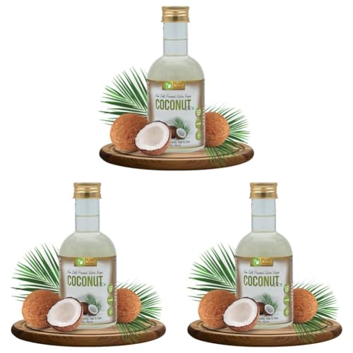 Image of Pure Nutrition Virgin Coconut Oil 250ml Pet Bottle | Cold Pressed, 100% Pure & Unrefined | Extracted from A1 Grade Coconut Milk | Good for Hair Growth, Skin, Baby Massage & Cooking | Reduce Hair-fall