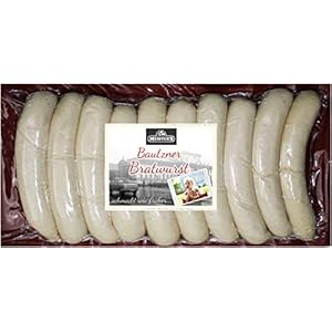 Grove roestbraatworst | De kruidige braadworst | Echte Bautzner worst voor het grillen | 10 x 100 g