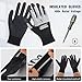 JSBAGGT Electrical Insulated Gloves,Voltage Resistance Electrician High Voltage Insulation Work Gloves Flame Retardant & Rubber Non-Slip Grip for Electrical Work (Black and White, 400V-3PC)