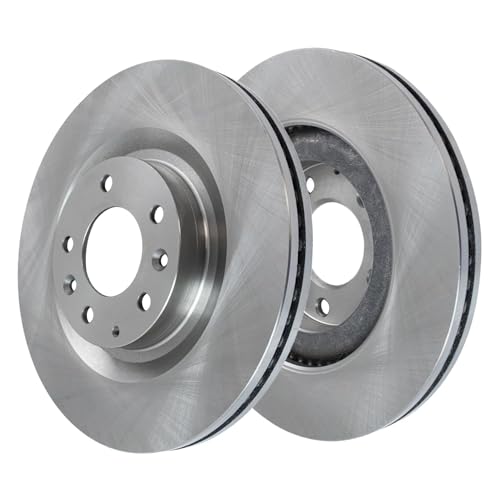 Image of Detroit Axle - Brake Kit for 2019-2024 Mazda CX-5, Disc Brake Rotors Ceramic Brakes Pads with Hardware 2020 2021 2022 2023 Replacement : 12.60 inch inch Front and 11.93 inch inch Rear Rotor