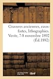  Gravures anciennes des écoles anglaise, française, flamande et hollandaise, eaux-fortes