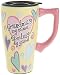 Spoontiques Grandma Travel Mug, Yellow