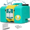 Magula 9 Gallon Portable Eye Wash Station OSHA-Approved,Wall Mounted Emergency Eyewash Station with Dual Spray,Ansi Certified First Aid Eye Wash Units,15 Minutes Eye Washing Station