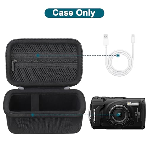 Funda para cámara OM SYSTEM Tough TG-7 negra miniatura 2